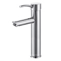 304 stainless steel single cold wash basin faucet